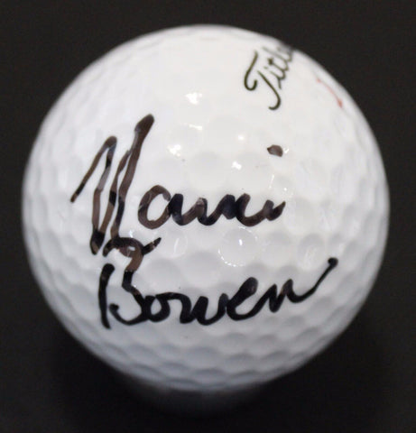 Nanci Bowen Signed Golf Ball Autographed Signature Titleist 1 HVC Tour