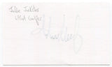 Juli Inkster Signed 3x5 Index Card Autographed Golf LPGA World Golf Hall of Fame