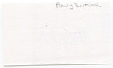 Rawly Eastwick Signed 3x5 Index Card MLB Baseball 1975 and 1976 Cincinatti Reds