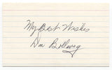 Don Bollweg Signed 3x5 Index Card Baseball Autographed St. Louis Cardinals 