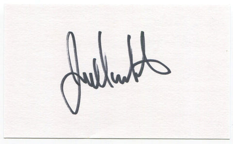 Juli Inkster Signed 3x5 Index Card Autographed Golf LPGA World Golf Hall of Fame