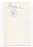 Babybird - Stephen Jones Signed 3x5 Index Card Autographed Signature Singer