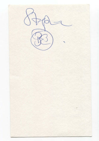 Babybird - Stephen Jones Signed 3x5 Index Card Autographed Signature Singer