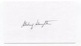 Sterling Slaughter Signed 3x5 Index Card Autographed MLB Baseball Chicago Cubs