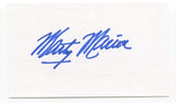 Marty Marion Signed 3x5 Index Card Autographed MLB Baseball St. Louis Cardinals