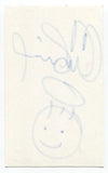 Christine Cushing Signed 3x5 Index Card Autographed Canadian Chef Cooking 