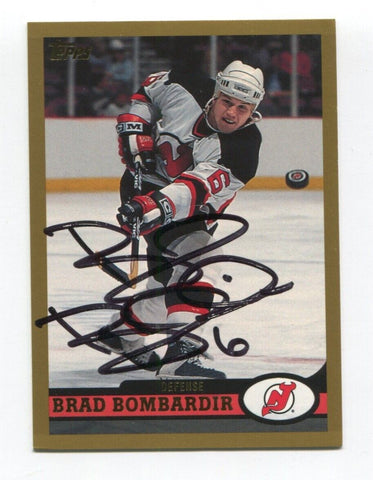 1999 Topps Brad Bombardir Signed Card Hockey NHL Autograph AUTO #178