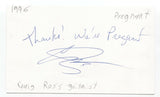 Craig Ross Signed 3x5 Index Card Autographed Signature Lenny Kravitz Guitarist