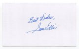 Sam "Sammy" Ellis Signed Index Card Autographed Baseball Cincinnati Reds