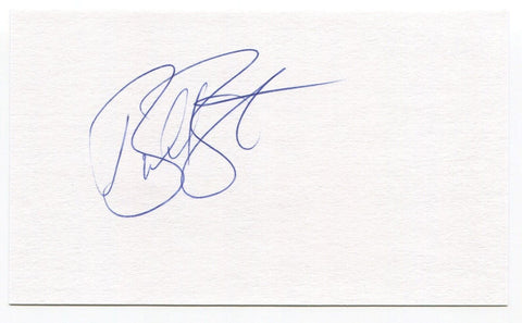 Alfred Lee "Butch" Benton Signed 3x5 Index Card Autographed New York Mets