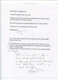 Bjarni Tryggvason Signed Letter Autographed NASA Astronaut Space Great Content