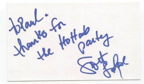 Scott LaRose Signed 3x5 Index Card Autographed Signature Actor Comedian