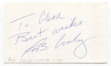 Rob Crosby Signed 3x5 Index Card Autographed Signature Country Singer