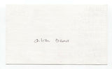 Julian Barnes Signed 3x5 Index Card Autographed Signature Author Writer Novelist
