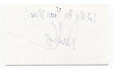 Derek Emerson Signed 3x5 Index Card Autographed Signature Director