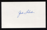 Jack Lohrke Signed 3 x 5 Inch Index Card Autographed Baseball Signature