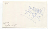 Lorraine Segato Signed 3x5 Index Card Autographed Signature The Parachute Club