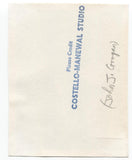 John J Grogan Signed Card Autographed Signature Author 