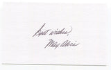 Max Alvis Signed 3x5 Index Card Autographed Signature Cleveland Indians All-Star