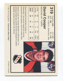 1991 7th Inning Sketch David Cooper Signed Card Hockey Autograph NHL AUTO #319