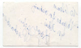 Jackie Richardson Signed 3x5 Index Card Autographed Signature Actress Singer