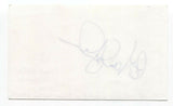 C. David Johnson Signed 3x5 Index Card Autographed Voice Actor Street Legal