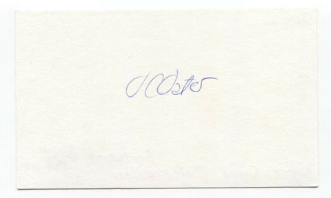 Joyce Carol Oates Signed 3x5 Index Card Autographed Signature Author Writer