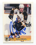 1998-99 SplitSecond Randy Robitaille Signed Card Hockey NHL Autograph AUTO #16