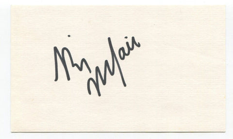 Billy Mayfair Signed 3x5 Index Card Autographed Vintage Golf PGA Golfer