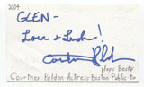 Courtney Peldon Signed 3x5 Index Card Autographed Signature Actress Star Trek