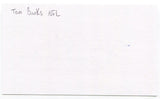 Tom Banks Signed 3x5 Index Card Autographed Signature St. Louis Cardinals NFL
